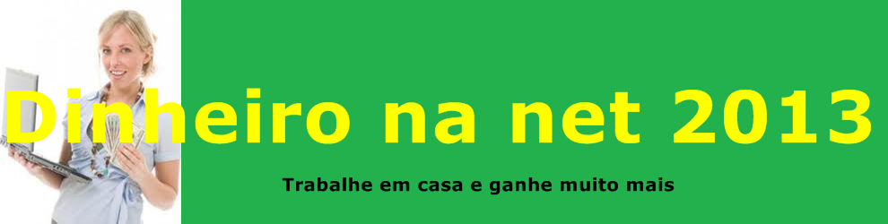 Dinheiro na net  2013